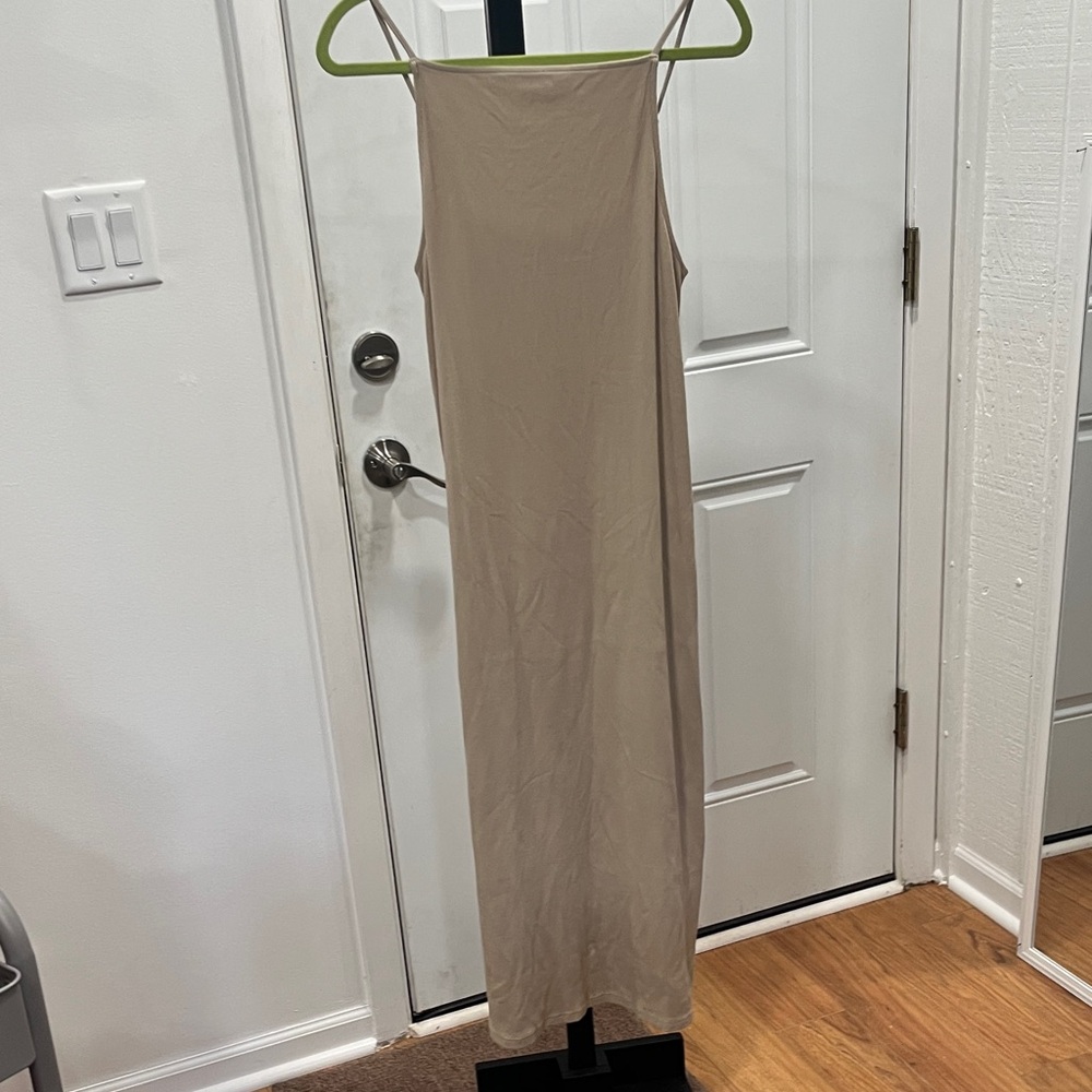 Old Navy Strapless Tan Dress
